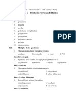 VIII - Science - L-3 Synthetic Fibres and Plastics - 25727657