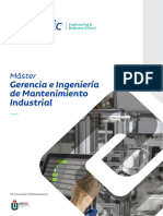 Máster - Gerencia e Ingeniería de Mantenimiento Industrial