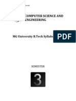 MG Btech 3rd Sem Cs Syllabus