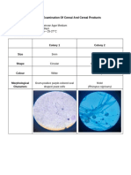 (Yeast) Microbial Examination of Cereal and Cereal Products