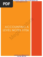 Accounting AL Level Notes 9706 2021