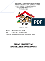 1.2 Laporan Hasil Pengolahan Data PHBS Mislia