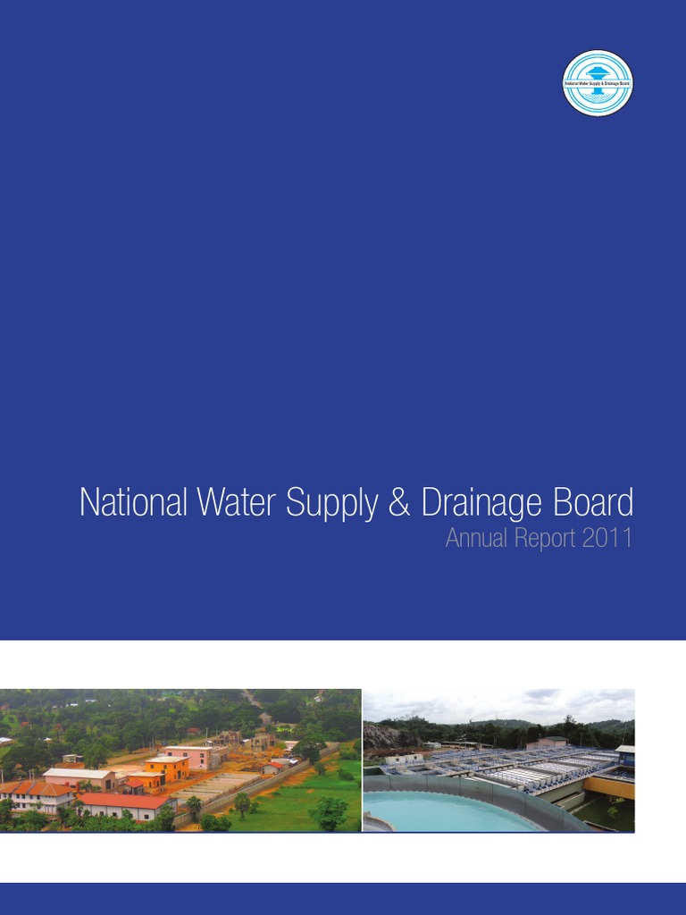 Annual Report 2011 English Download Free PDF Water Supply