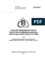 Hanjar Pendidikan Polri Tuntutan Perbendaharaan - Tuntutan Ganti Rugi (TP-TGR)