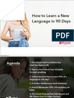 How To Learn New Language in 90 Days