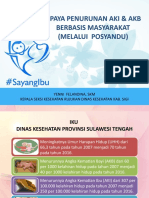 Penurunan AKI & AKB Melalui Posyandu