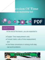 Conversion of Time