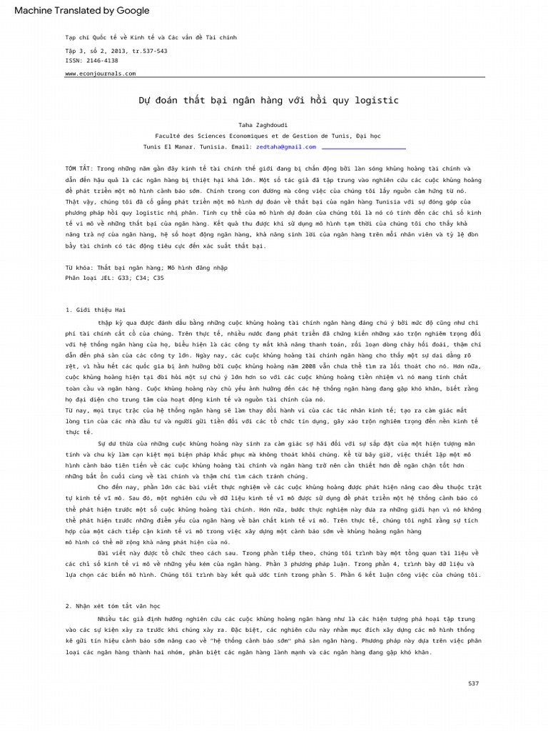 1 (DICH) Bank Failure Prediction With Logistic Regression PDF