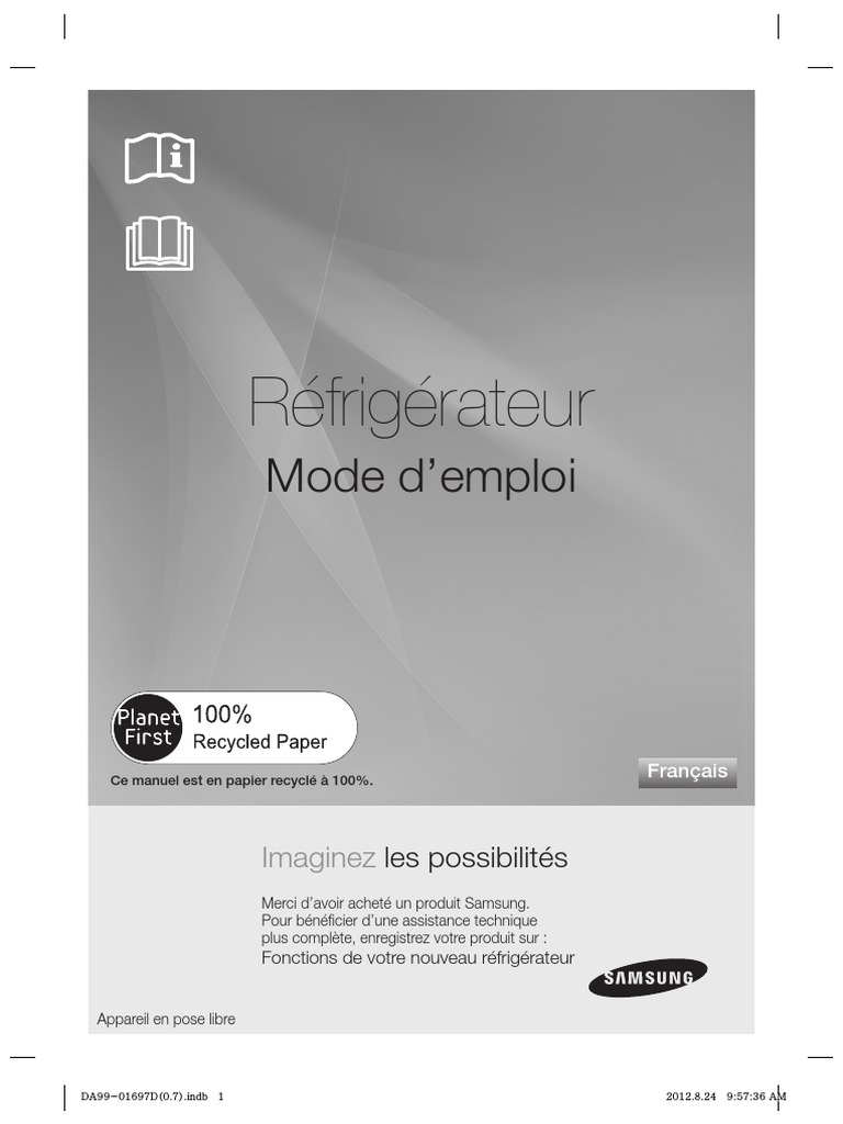 Frigorifero Samsung | PDF | Réfrigérateur