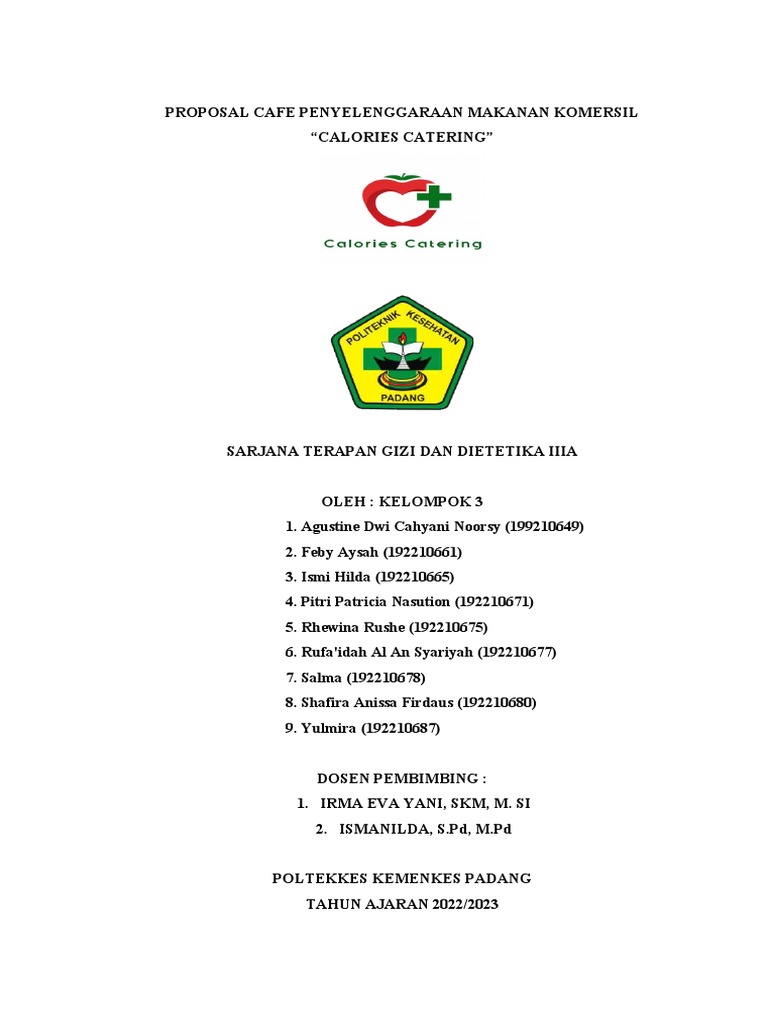 Calories Catering PDF