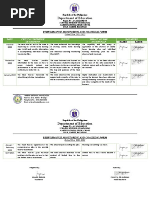 coaching form