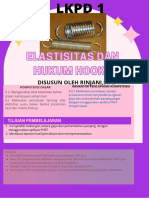 Elastisitas dan Hukum Hooke