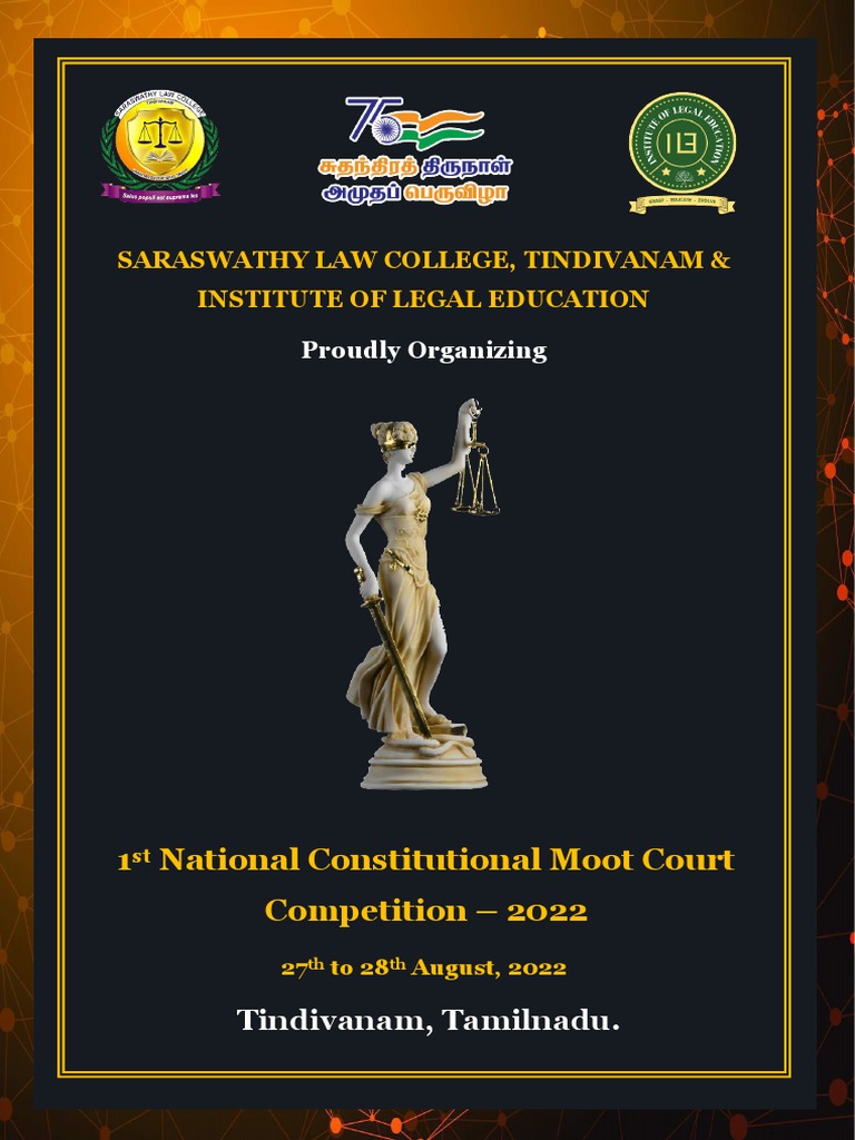 1st National Constitutional Moot Court | PDF | Justice | Crime & Violence