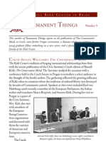 «Permanent Things» [A Russell Kirk Center for Cultural Renewal publication] n. 9, Mecosta, Michigan