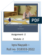 IQRA NAYYAB -D18333 - Module 2 - Assisgnment 2