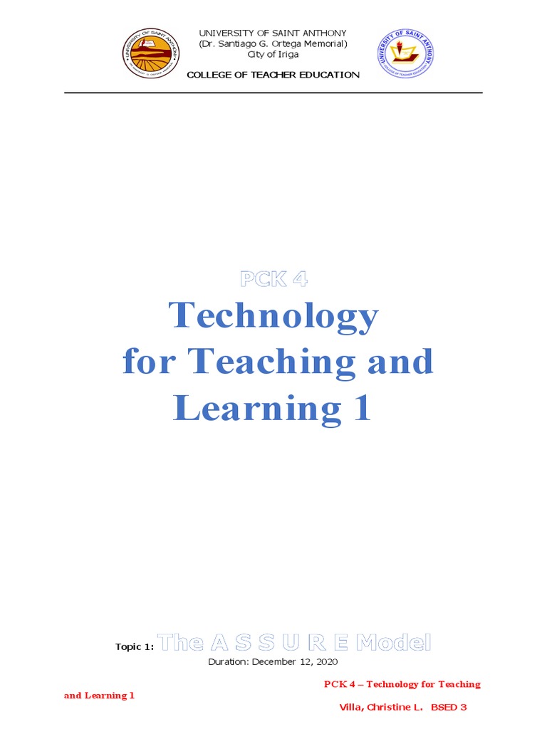 PCK 4 | PDF | Teaching Method | Learning