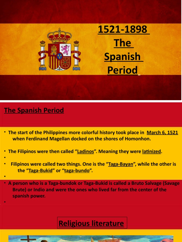 Spanish Period In The Philippines And Forms Of Religious Secular And