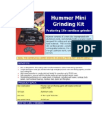 Hummer Mini Grinding Kit Data Sheet Copy