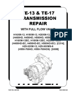 TE-13 & TE-17 Transmission Repair: With Full Flow Valve