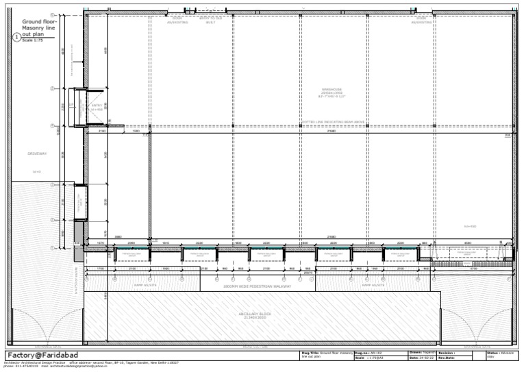 AR-102-ground Floor Masonry Lineout Plan | PDF | Cultural Heritage ...