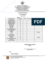 Classroom Inventory Template