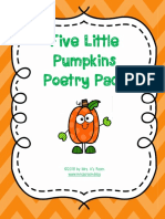 1 - Five Little Pumpkins Poetry Pack