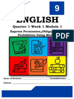 English 9 QTR 1 Module 1 WK 1