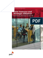 Assignment 1 PWC Deals Joint Ventures Strategic Alliances