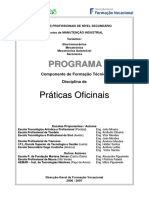 Programa de Práticas Oficinais