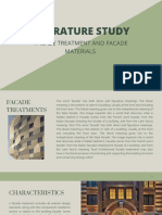 Facade Treatment LITERATURE STUDY