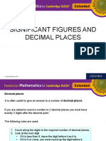 Chapter 2 Significant Figures and Rounding Decimals