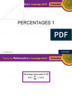 Chapter 4 Percentages