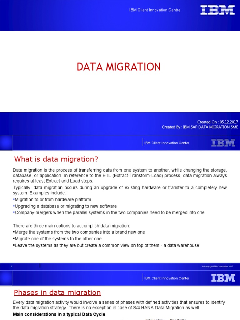 Data Migration With Slt Updated Pdf Software Development