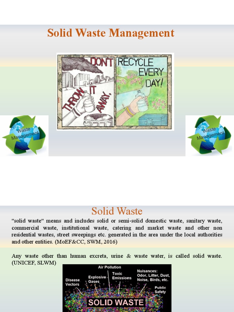 Solid Waste Management | PDF | Compost | Biogas
