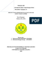 BBL Makalah - Kelompok1 - Bahan Pada Komponen Kipas Angin Dengan Motor Bersumber Tegangan AC