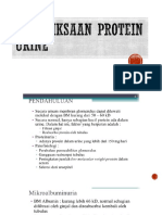 Pemeriksaan Protein Urine Biokimia Blok Nefrourologi