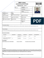 NMDC Job Application Mohd Arshad Ali