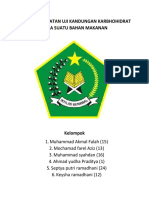 Tugas Teks Laporan Percobaan Praktikum Uji Kandungan Karbhohidrat