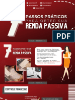 7 Passos para Obter Sua Renda Passiva