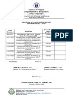 Brigada Eskwela Template On Service Credit Request