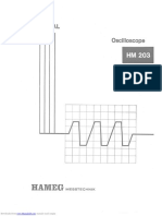 Oscilloscopio hm_203