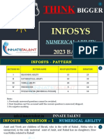 Infosys - Numerical Ability - Quants