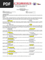 PE-H 11 Diagnostic Exam