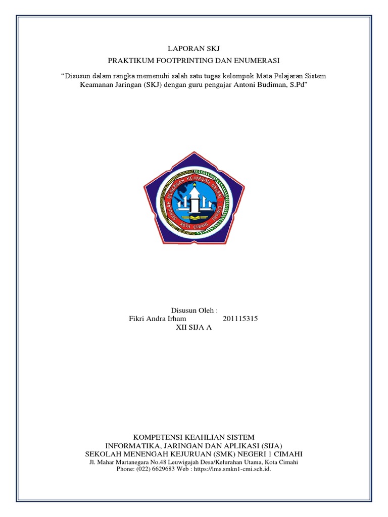 Praktikum Footprinting dan Enumerasi | PDF