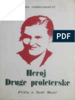 Heroj Druge Proleterske - Prica o Nadi Mat - Jovan Radovanovic