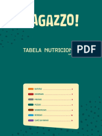 Tabela Nutricional RagazzoExpress