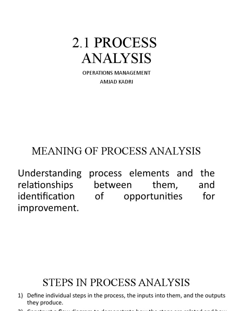 Improve process analysis with bottleneck identification pdf data