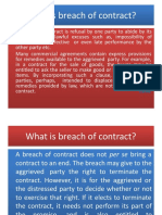 Breach of Contract-PU