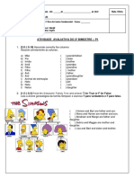 Inglês - P1 2º Bim 3