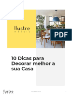 Livro 10 Dicas para Decorar Melhor A Sua Casa - Ilustre Moveis